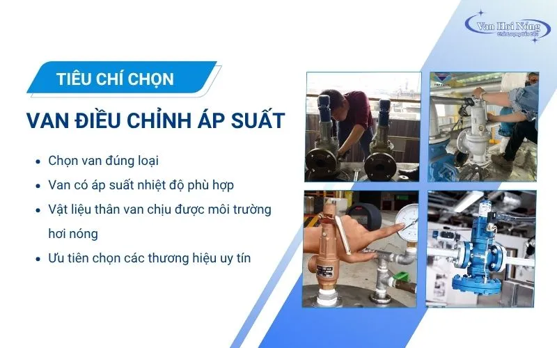 Chọn van điều chỉnh áp suất thế nào?