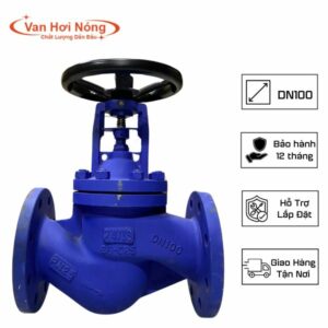 Van cầu hơi thép Ravis DN100