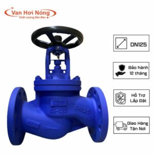 Van cầu hơi thép Ravis DN125