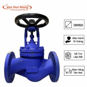 Van cầu hơi thép Ravis DN150