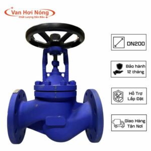 Van cầu hơi thép Ravis DN200