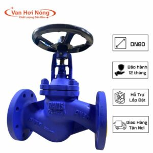 Van cầu hơi thép Ravis DN80