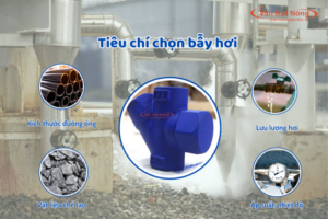 Tiêu chí khi chọn bẫy hơi