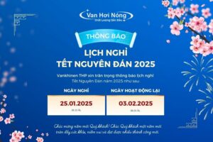 Thông báo lịch nghỉ Tết Nguyên Đán 2025