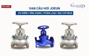 Tìm hiểu về van cầu hơi Joeun: Ưu nhược điểm, Phân loại & Ứng dụng