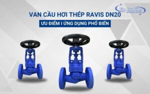 Van cầu hơi thép Ravis DN20 có ưu điểm gì? Ứng dụng phổ biến