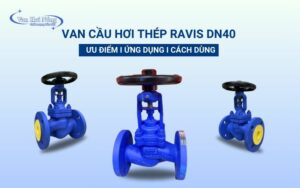 Vì sao nên chọn van cầu hơi thép Ravis DN40? Ứng dụng, cách dùng