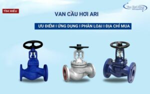 Tìm hiểu van cầu hơi ARI: Ưu điểm, Phân loại & Ứng dụng
