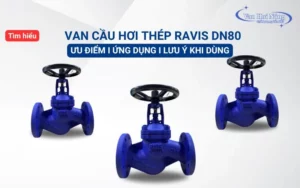 Van cầu hơi thép Ravis DN80 có gì đặc biệt? Lưu ý khi dùng