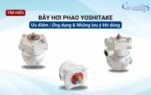 Bẫy hơi phao Yoshitake và Những lưu ý khi sử dụng