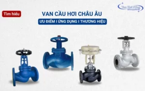 Các thương hiệu van cầu hơi châu Âu được ưa chuộng hiện nay