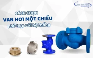 Cách chọn van một chiều hơi nóng phù hợp với hệ thống công nghiệp
