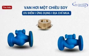 Tìm hiểu đặc điểm và địa chỉ mua van hơi 1 chiều Soy chính hãng, giá tốt
