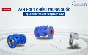 Van hơi một chiều Trung Quốc: Top 3 mẫu van nổi tiếng hiện nay