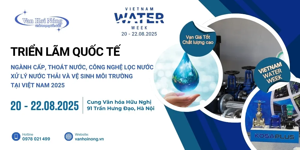 Triển lãm Vietnam Water Week 2025 - Vanhoinongvn