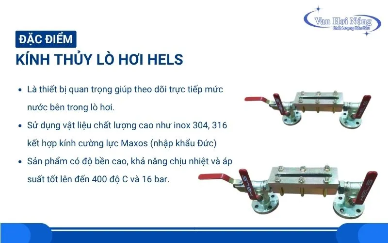 Kính thủy lò hơi Hels xuất xứ Thổ Nhĩ Kỳ giúp kiểm soát mức nước hiệu quả