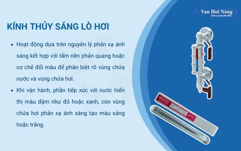 Đặc điểm kính thủy lò hơi sáng