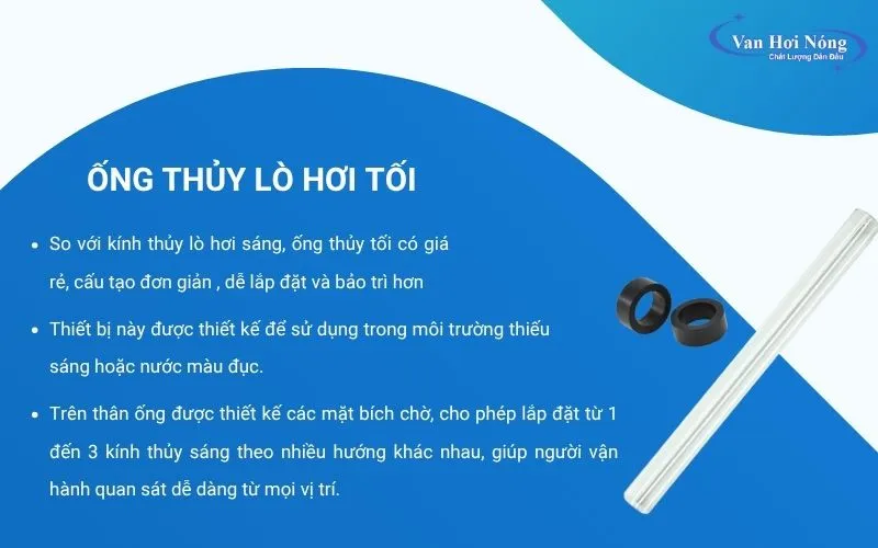 Đặc điểm của kính thủy tối lò hơi