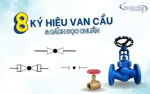Top 8 ký hiệu van cầu thường gặp và cách đọc chuẩn kỹ sư!