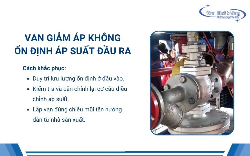 Cách khắc phục vấn đề áp suất đầu ra của van không ổn định