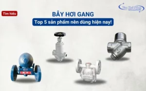 Bẫy hơi gang: Top 5 sản phẩm nên chọn và những lưu ý khi dùng!
