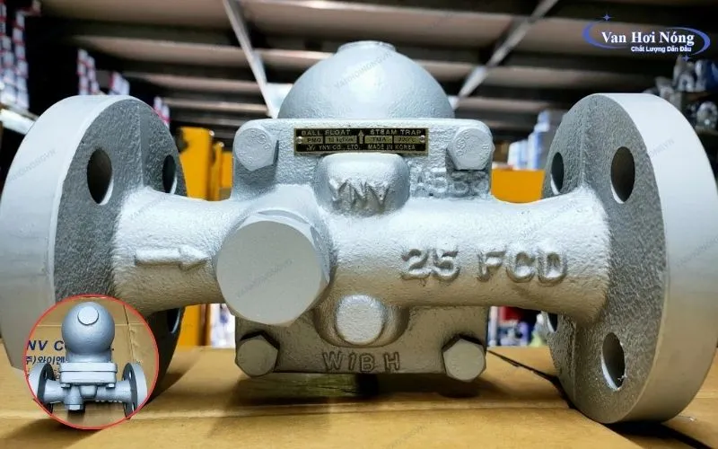 Bẫy hơi phao mặt bích YNV FLT-1F chất liệu gang bền bỉ
