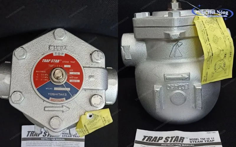 Bẫy hơi TSF -11 DN50 của Yoshitake được đánh giá cao về độ bền