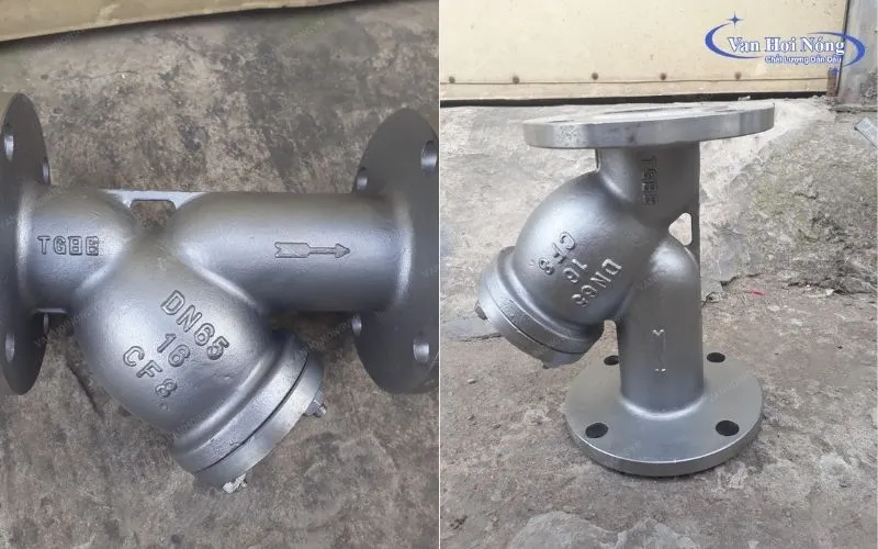 Lọc y inox kết nối mặt bích cho hệ thống cần độ kín cao