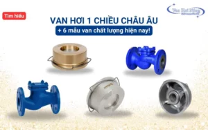 Van hơi 1 chiều châu Âu: Ưu điểm, ứng dụng và 6 thương hiệu van chất lượng