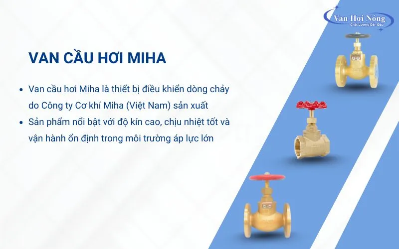 Van cầu Miha thương hiệu Việt Nam