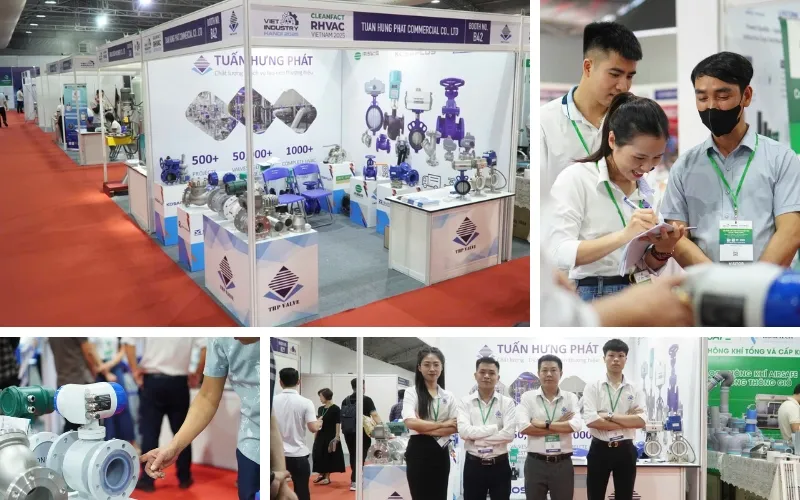 Hình ảnh gian hàng trưng bày B42 tại triển lãm RHVAC 2025