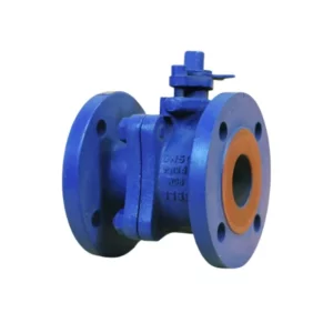 Van bi thép ETM 2 thân nối bích PN25