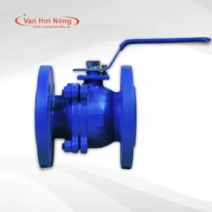 Van bi thép ETM 2 thân nối bích PN40