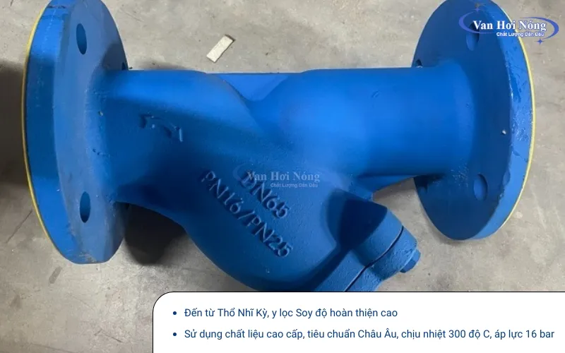 Lọc y gang Soy lắp bích nổi tiếng Châu Âu