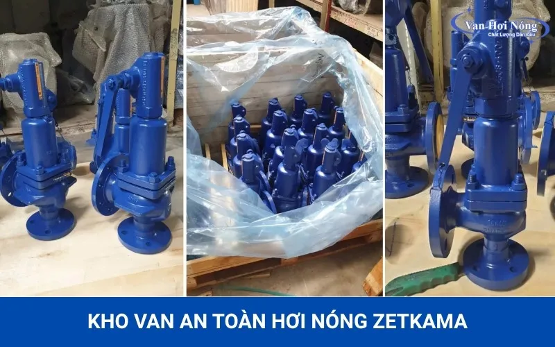 Van Hơi Nóng - Địa chỉ mua van an toàn hơi Zetkama uy tín
