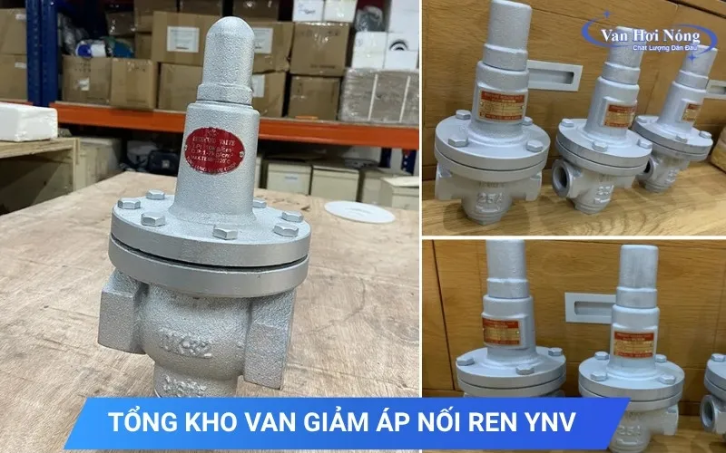 Van giảm áp nối ren YNV tại kho Van Hơi Nóng