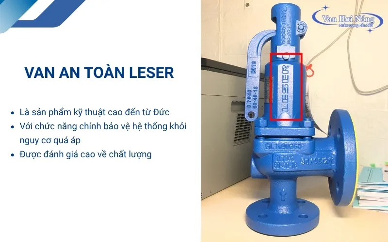 Van an toàn Leser sản xuất tại Đức