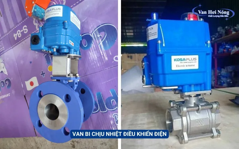 Van bi điều khiển điện cho hệ hơi