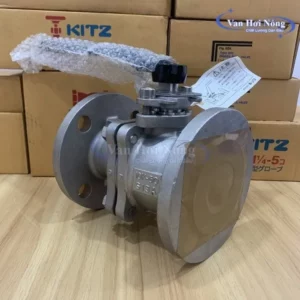 Van bi inox 2 thân nói bích Kitz 10UTB