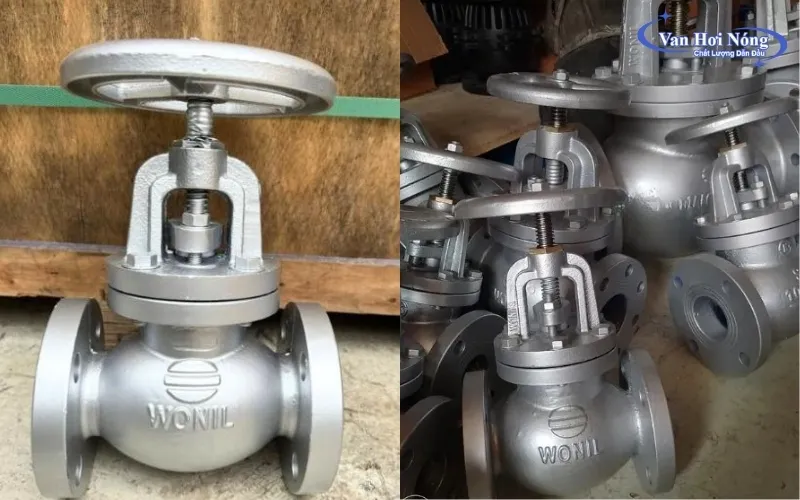 Van cầu inox Wonil dùng cho môi trường hóa chất