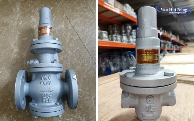 Van giảm áp hơi YNV nối ren và nối bích