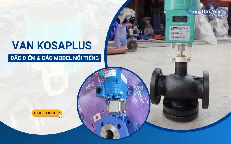 Đặc điểm và các model van Kosaplus nổi tiếng trong hệ hơi