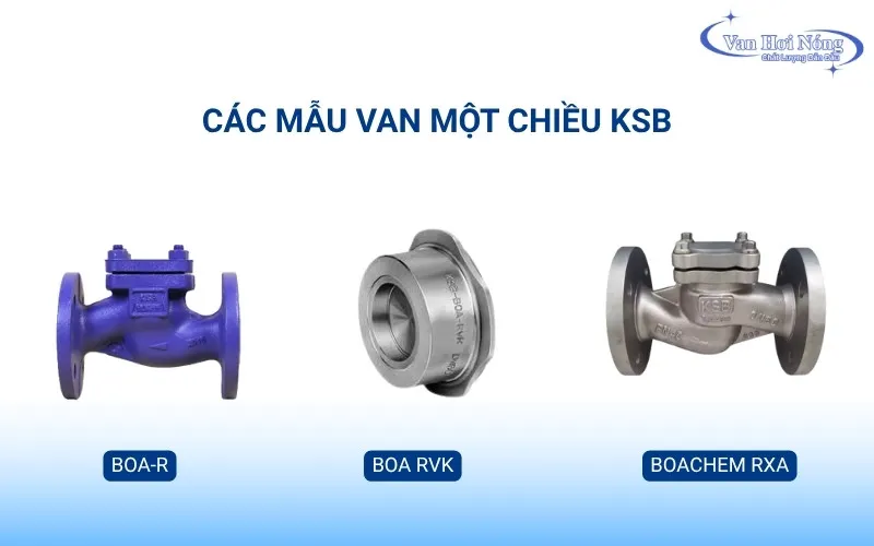 Van 1 chiều KSB ngăn dòng chảy ngược tối ưu