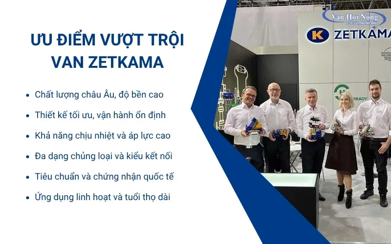 Vì sao van Zetkama được ưa chuộng trong hệ thống công nghiệp? - 6 ưu điểm nổi bật