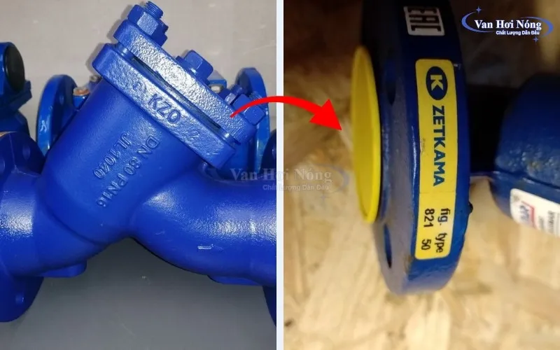 Van lọc chữ y Zetkama nối bích