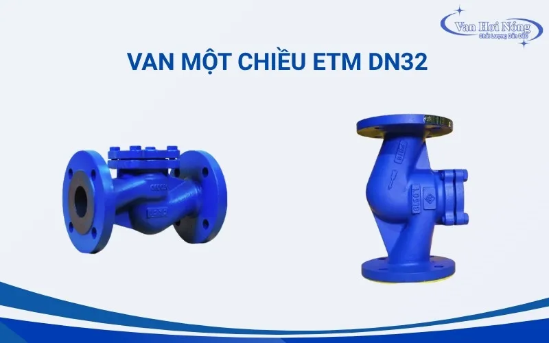 Van một chiều chữ ngã ETM DN32 giá rẻ của Trung Quốc
