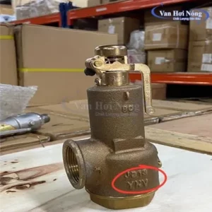 Van an toàn đồng nối ren YNV thiết kế tay giật