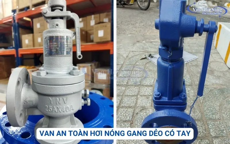 Van an toàn hơi nóng gang dùng cho hệ thống trung áp