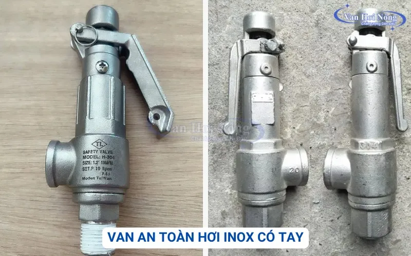Van an toàn inox có tay chống ăn mòn