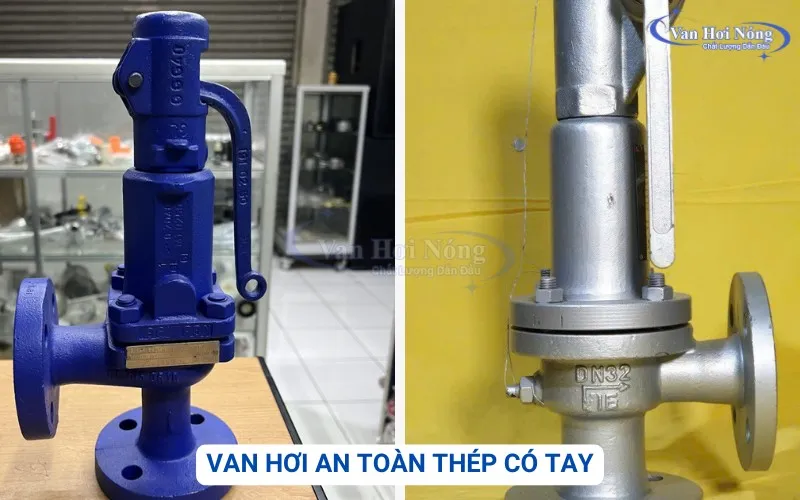 Van an toàn thép có tay chịu áp cao
